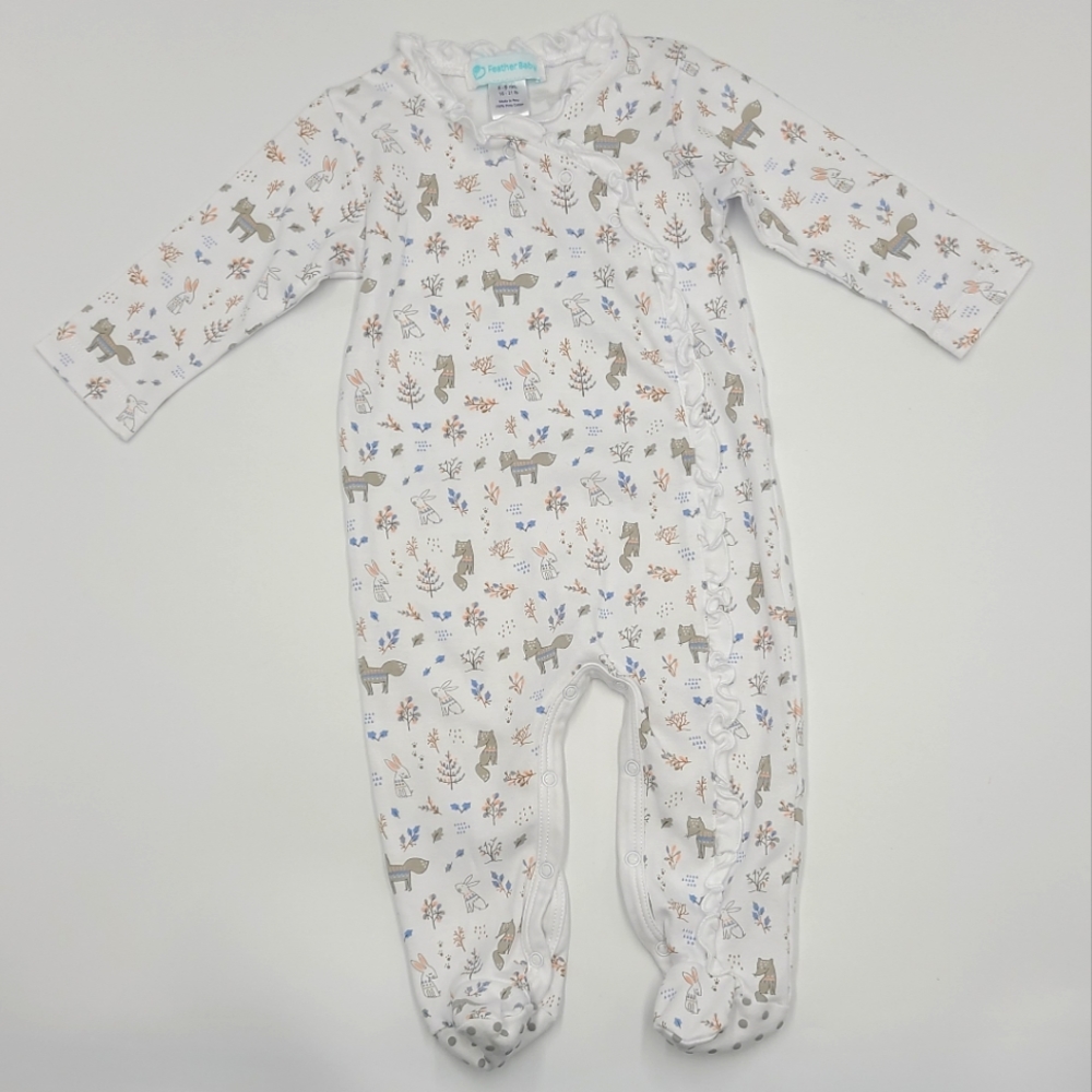 Feather Baby baby girl sleeper size 6-9 months